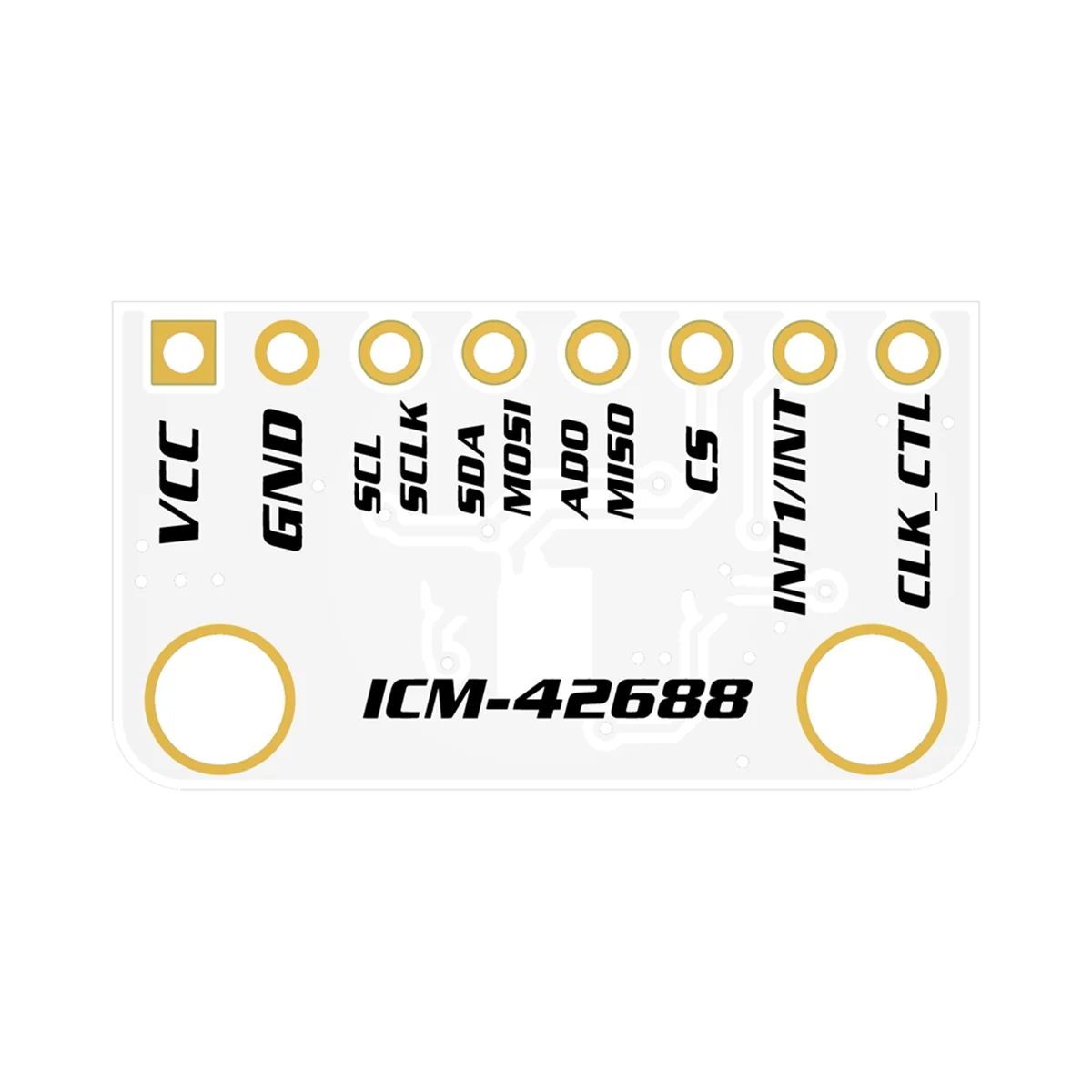 -42688 وحدة 6- وحدة جيروسكوب مقياس التسارع IMU متكاملة 32.768 كيلو هرتز واجهة مذبذب كريستال SPI