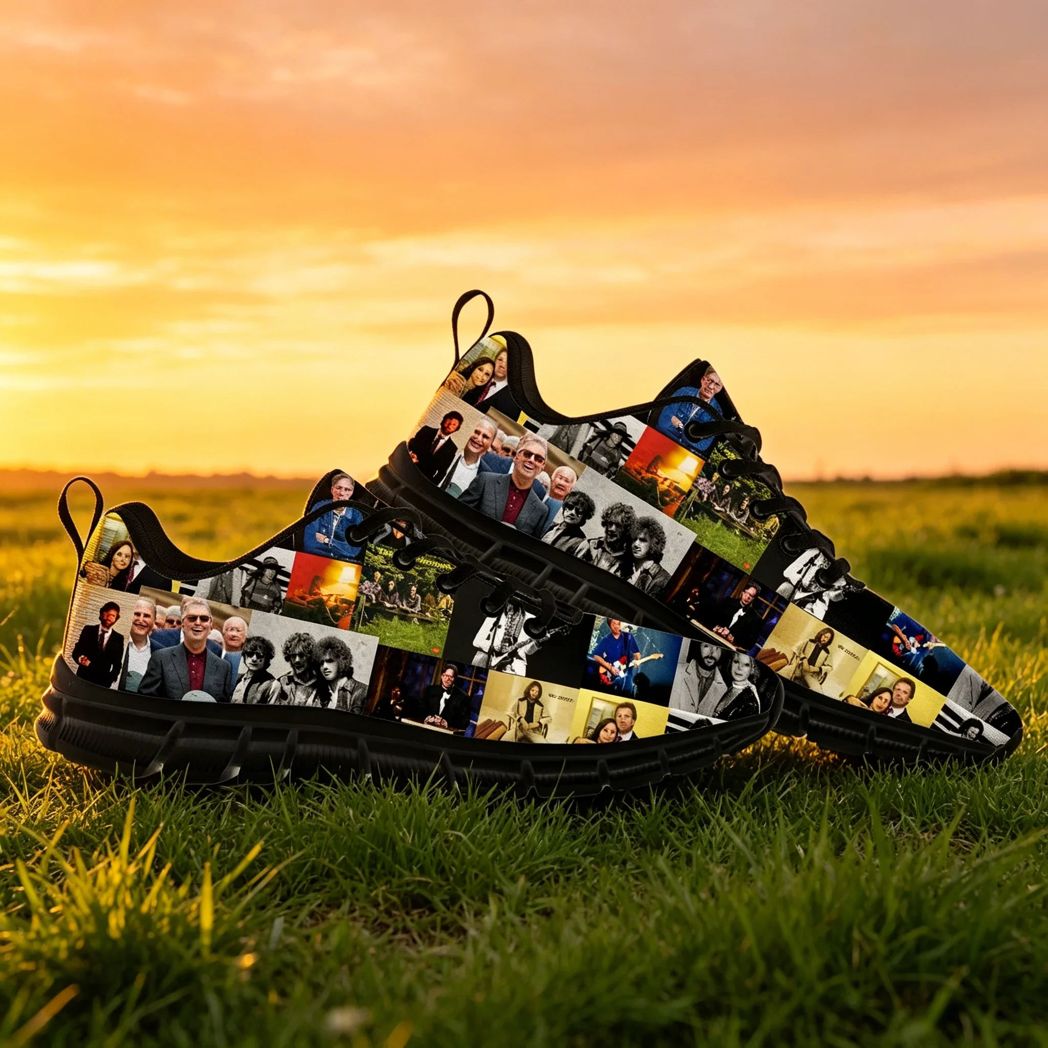Eric Clapton Portrait Low Top Shoes Custom Full Print Non Slip Wear Resistant Unisex Casual Sneakers