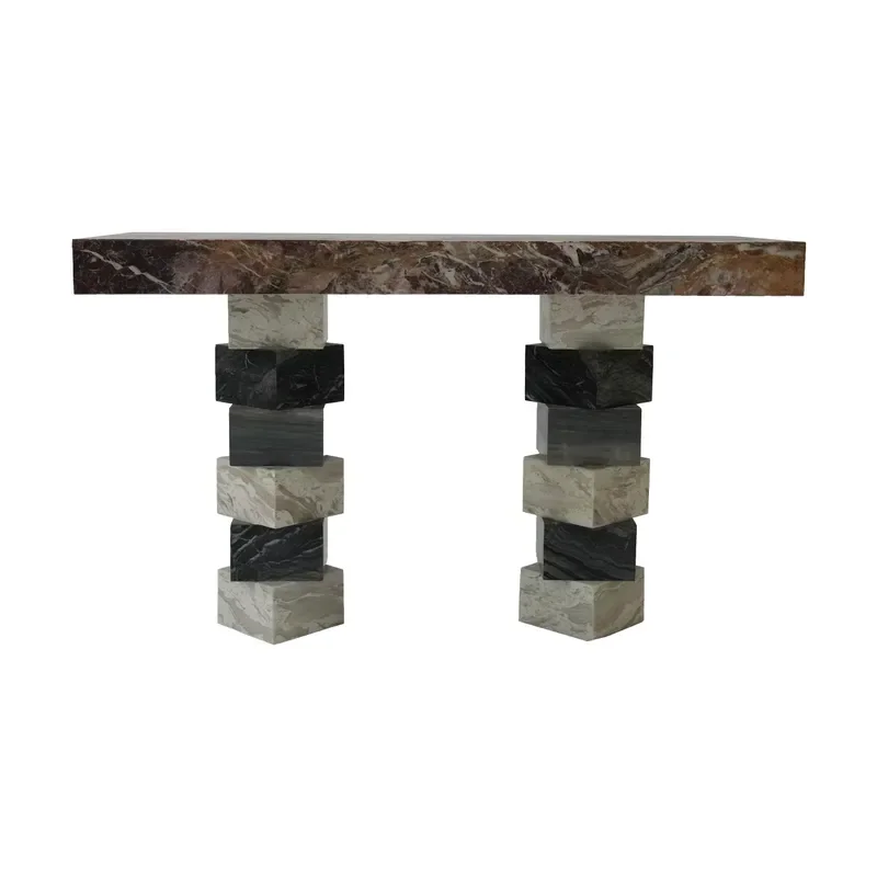 Design Desktop Living Room Marble Console Entrance Table