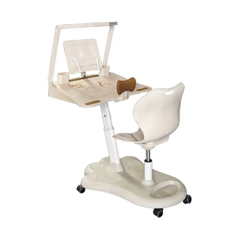Study table and chair study table and chair integrated primary school students writing desk lifting table household mobile desk