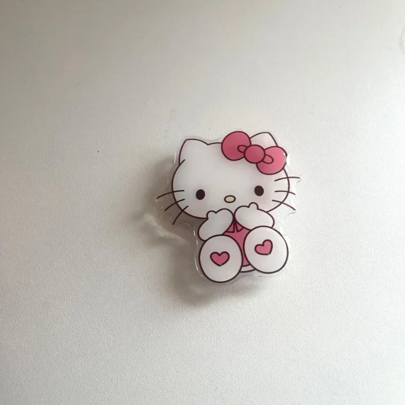 سانريو مرحبا كيتي حامل هاتف البنصر حامل قابل للطي حامل جوّال بلاستيكي حامل المقبس قابلة للتمديد قبضة الاصبع للهاتف المحمول #5