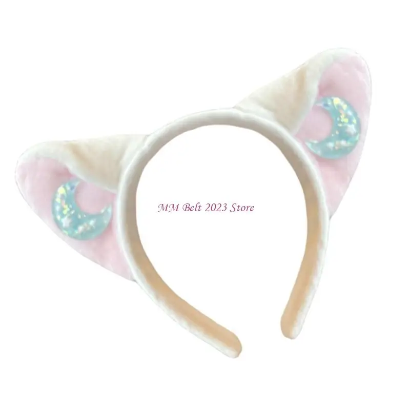 49me cartoon katten oorhoofdband cosplay kostuum haarhoop party headpiece masquerades hoofddekwar dames meisje rollenspel