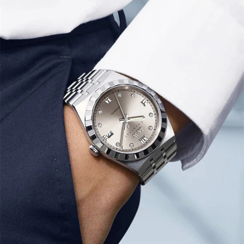 Carnival Brand IW Series New Luxury NH35A Movement Mechanical Watch for Men 50M Waterproof Sapphire Glass Fashion Mens Watches