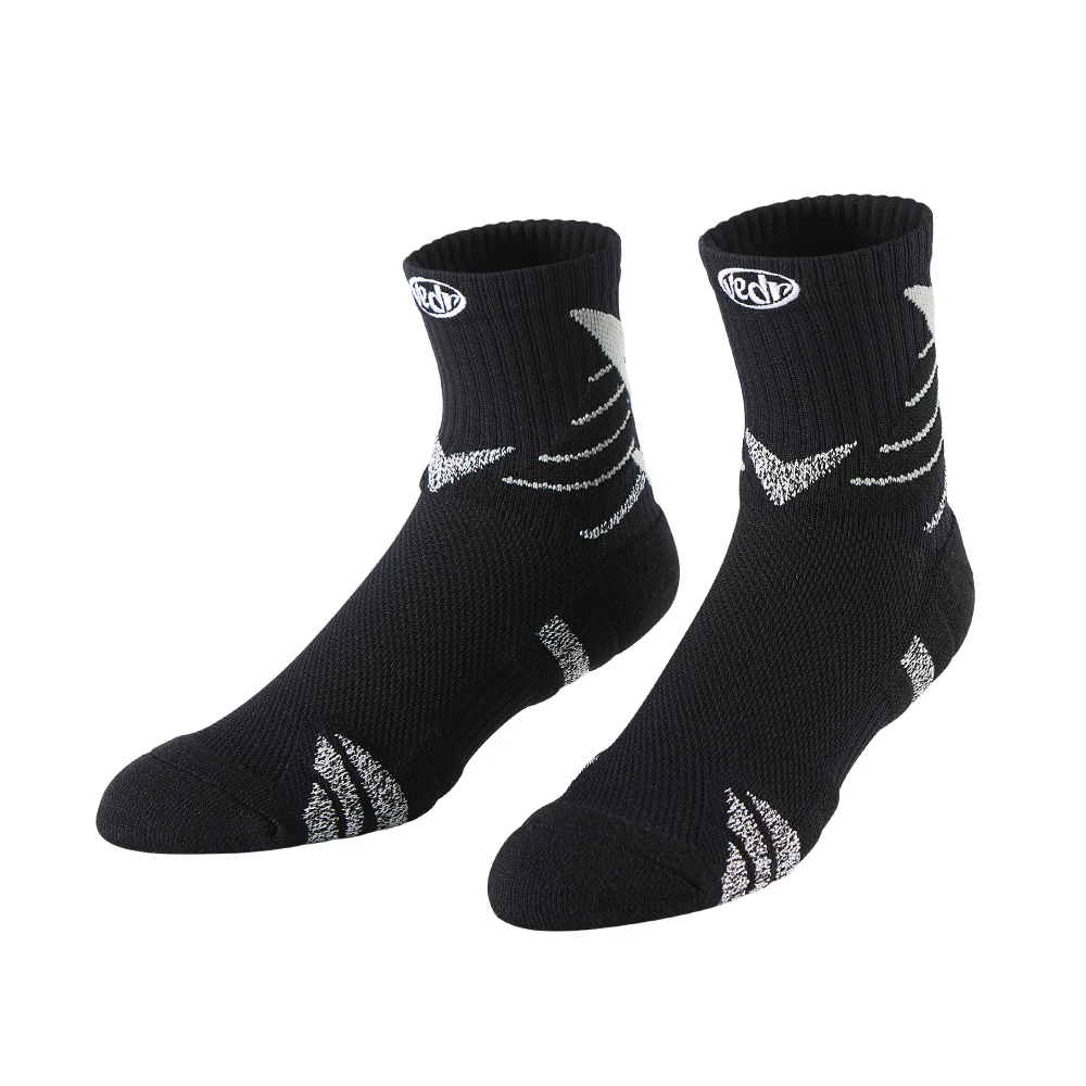 Mid-calf Sport Socks for Men Women Anti Slip Material Breathable Running Socks Pilates Wear Football Basketball Socks Unisex