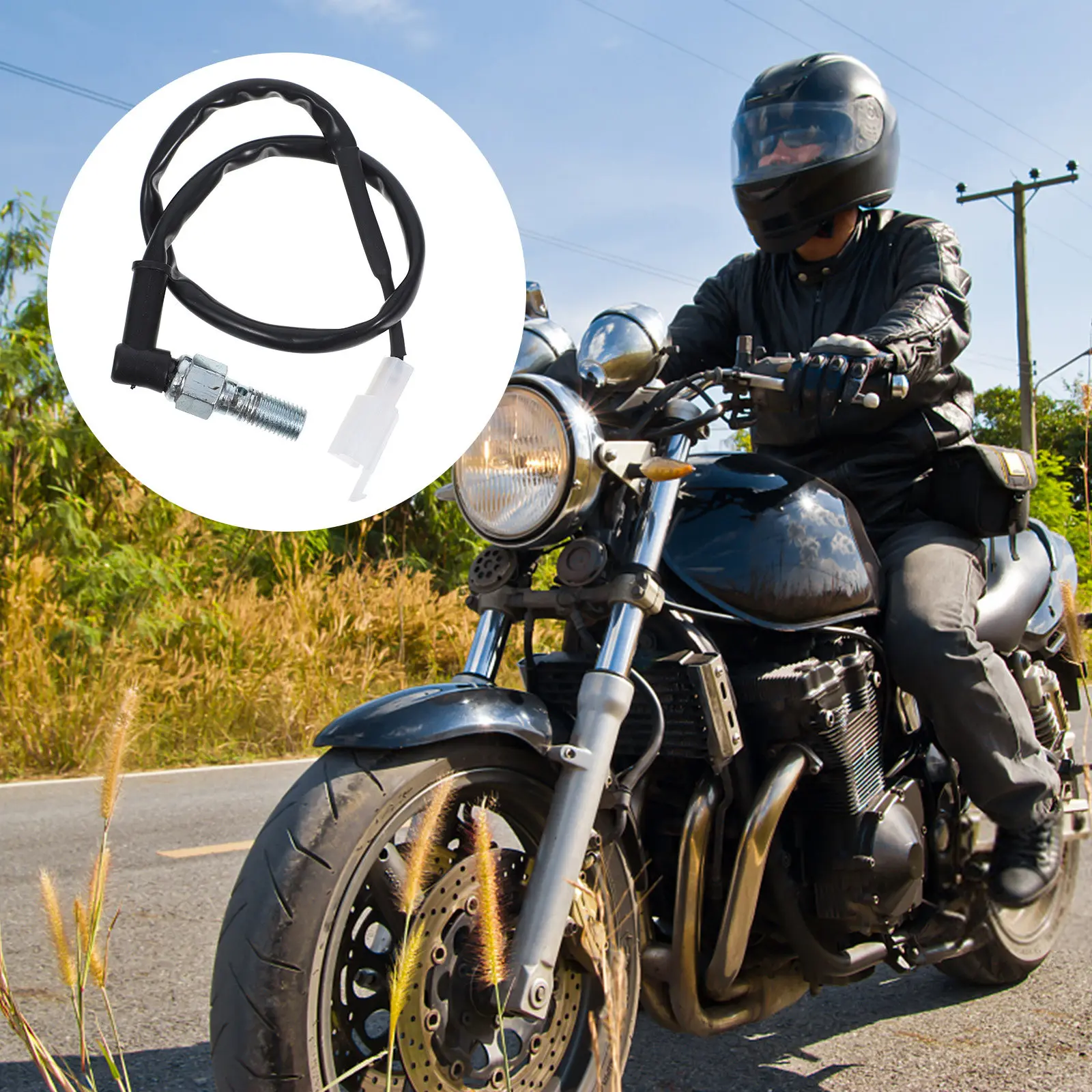 Hydraulic Brake Line Pressure Switch for Motorcycles Rear Light Tubing Aluminum Alloy Universal Brake System Safety Control - view 3