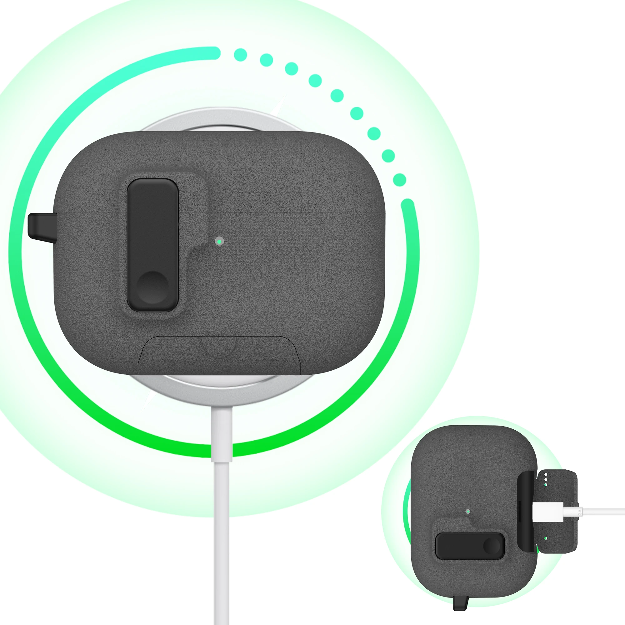 حافظة حامل هاتف 2025 لأجهزة Apple airpods pro 3 غطاء قفل أمان مقاوم للصدمات سماعة رأس للكمبيوتر Fundas لأجهزة AirPods Pro3 Pro 3rd Gen