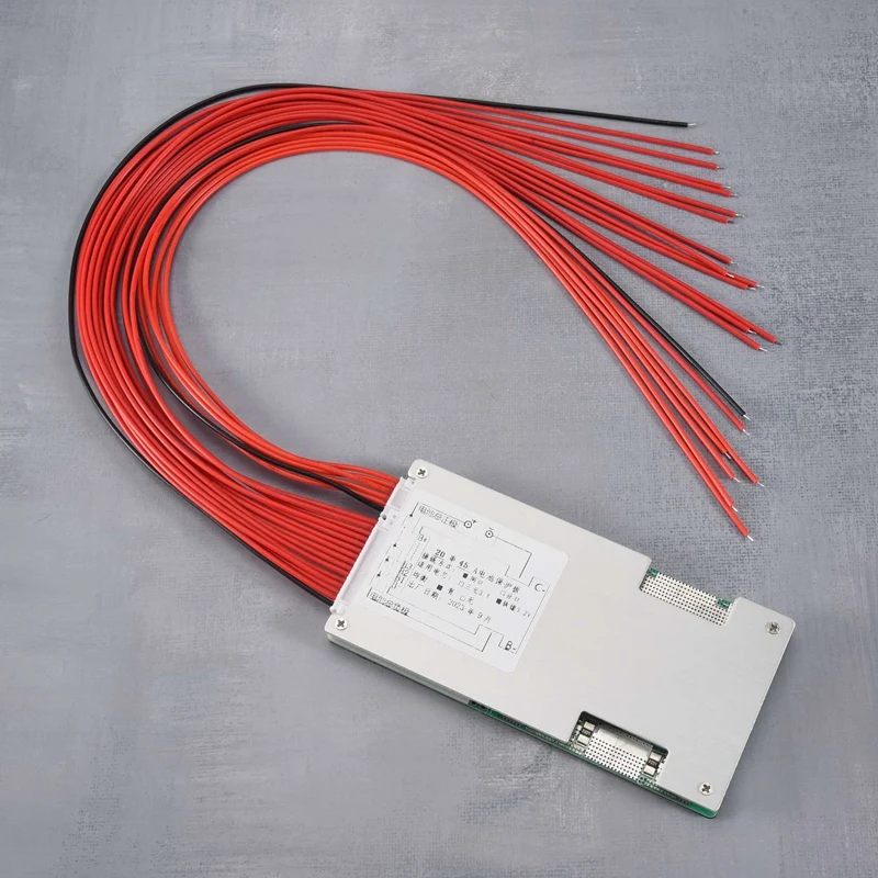 LiFePo4バッテリー保護ボード,BMS PCB,バランス付き,オートバイ,電動自転車,スクーター,20s,60v,45a