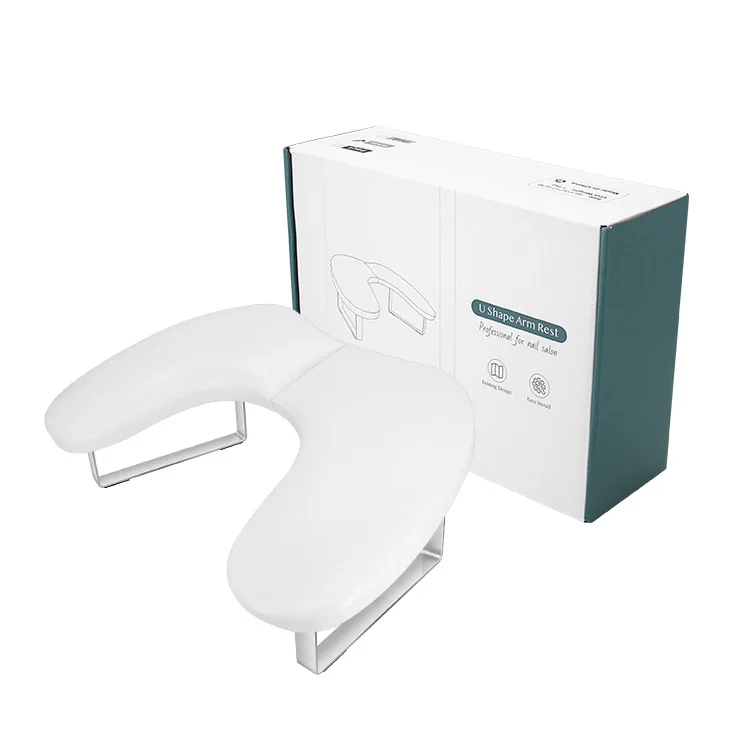 Large Foldable U-Shaped Nail Arm Rest Soft Manicure Hand Support for Nail Salon Tools