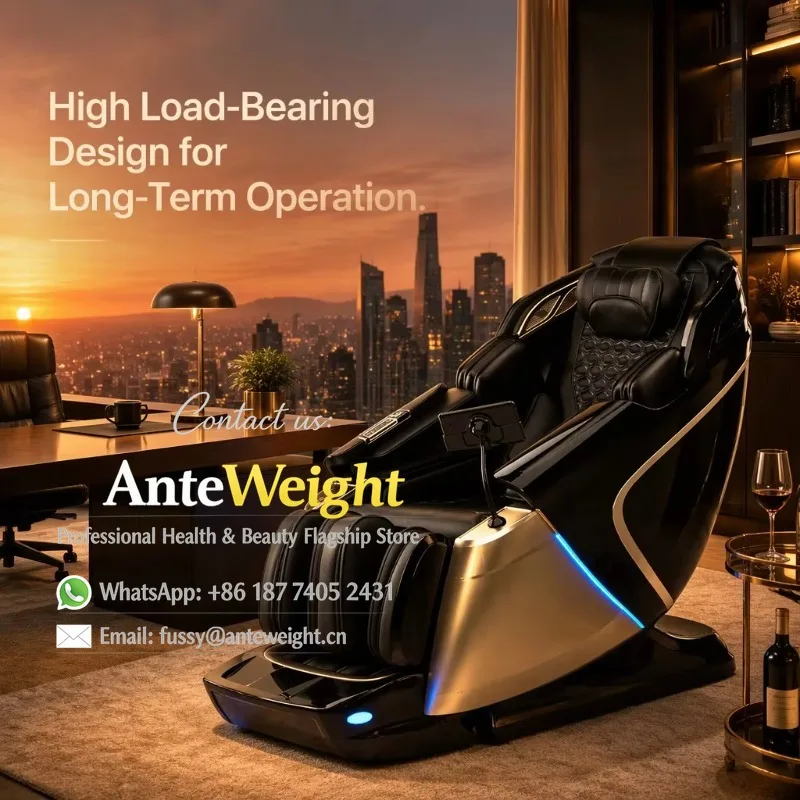 Premium 4D Dual 4D Core Quantum Air Massage Chair Zero Gravity Full Body Air Massage for Shopping Mall