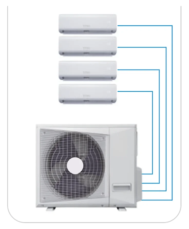

Smart Home Cooler Airconditioner Wall Mounted 36000btu Multi Split Ac Air Conditioner Inverter