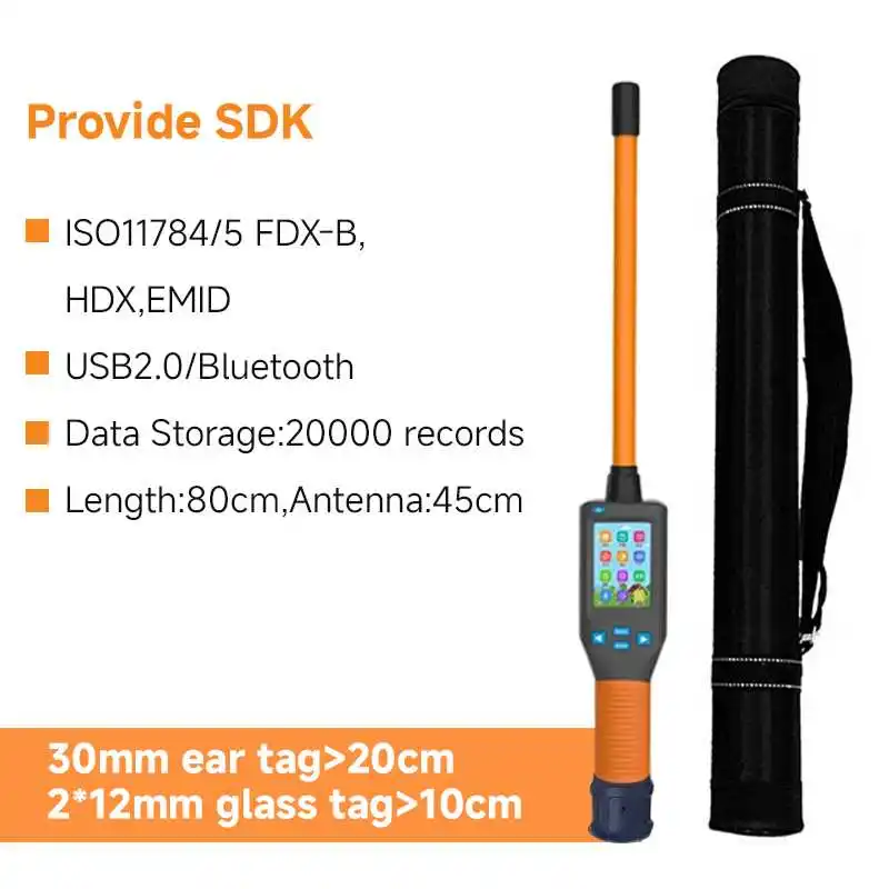 Pet 134.2khz For Animal ID Reader Scanner For Animal Chip RFID Electronic Chip Transponder Reader