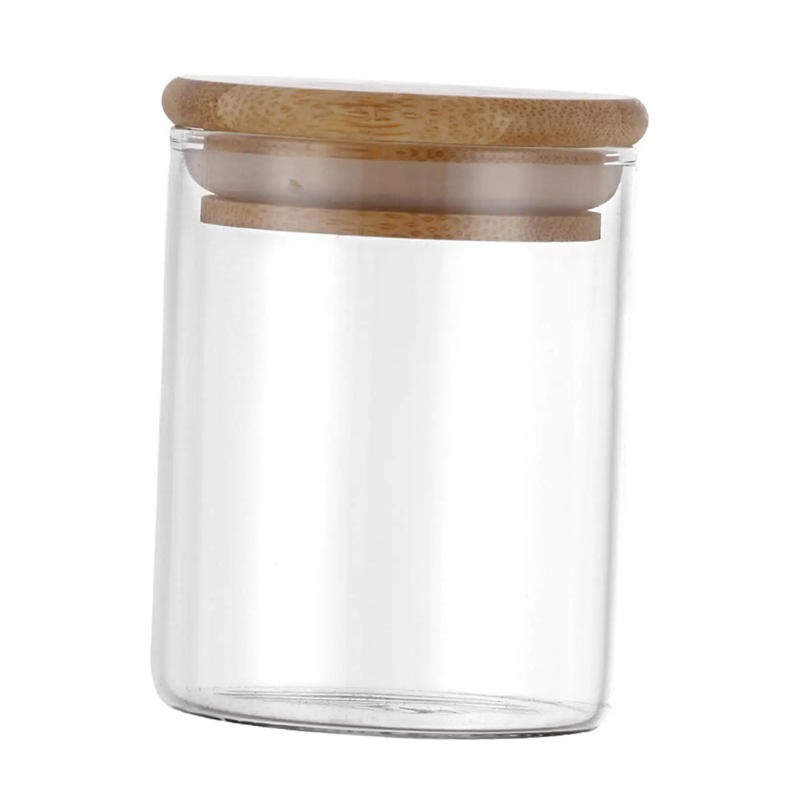 Clear Sealed Glass Bottle Storage Jar Mini Multipurpose for Household Cupboard Refrigerator