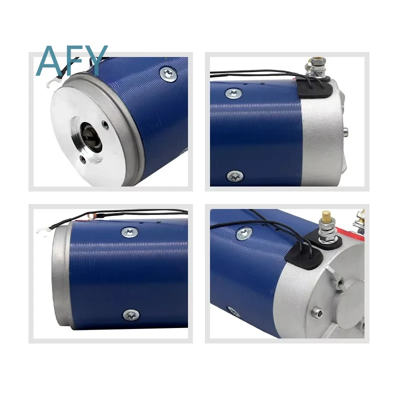 High Power Hydraulic Oil Parallel Winding 24V 2200W IP54 Panel Mounted Brushed DC Motor for Truck Tailgate Lifting System for