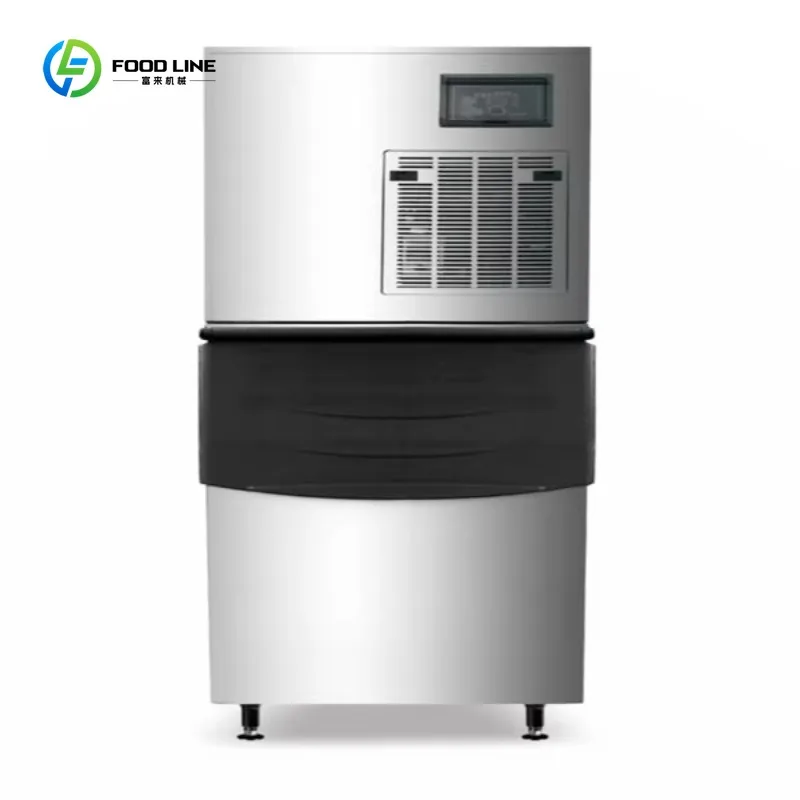 Customized Automatic Granular Moon Shaped Crescent Ice Machine Maker CE Approval Large Production Capacity