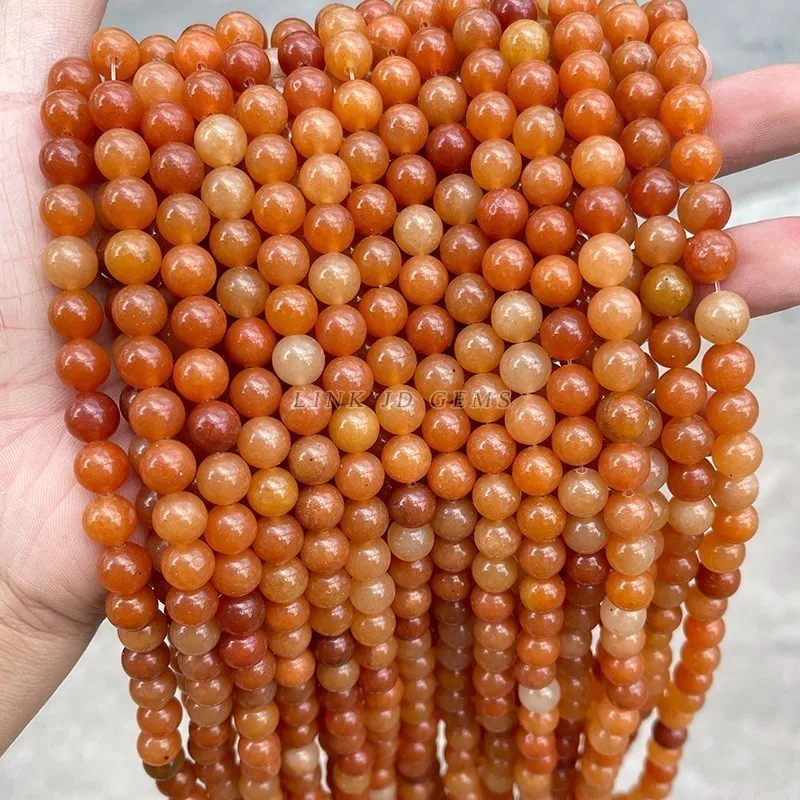 Natural Stone Red Aventurine Beads Loose 15\