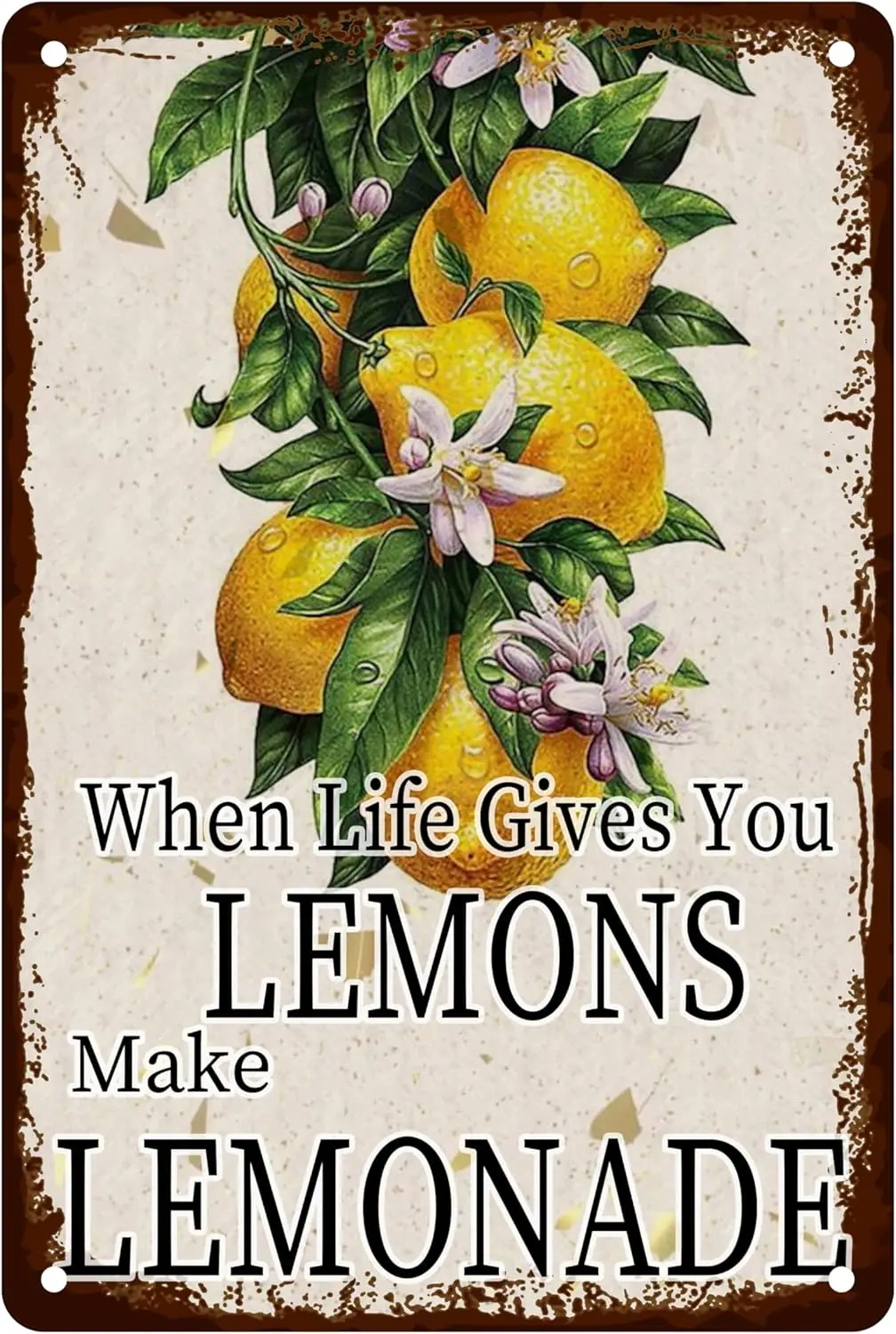 Lemonade Lemon Fruit Drinks Lemon Bubbles Vintage Metal Tin Signs For Cafes Bars Pubs Shop Wall Decorative Funny Retro Summ sign