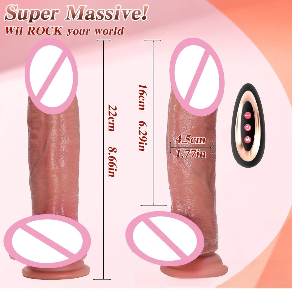 Realistic Dildo Vibrator Big Penis Penetration Anal Adult Sex Toys for Anal Vibration Heating Dick Dildos for Women Masturbation