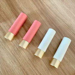 Tubo de lápiz labial vacío de 12,1mm, estuche de lápiz labial hecho a mano, herramienta de maquillaje, contenedor de embalaje de cosméticos de alta calidad, portabilidad de viaje