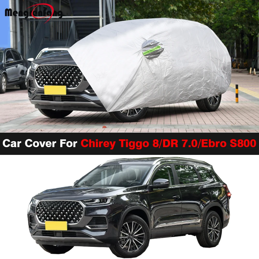 

Full Car Cover SUV Sun Rain Snow Protection Cover For Chery Chirey Tiggo 8 Pro Plus/ DR 7.0/ Sportequipe 7/ Ebro S800 2017-2025