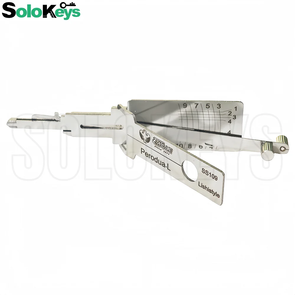 SOLOKEYS SS109 Original Lishi 2 in 1 Locksmith For Toyota Daihatsu Car Door Cylinder Unlocking Decoding Tool