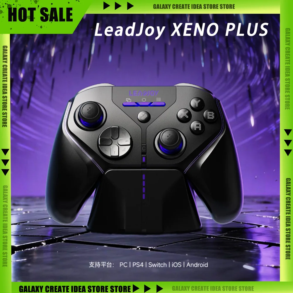 LeadJoy XENO PLUS Game Controller TMR Joystick FPS Motion Shooting ABXY Micro Button Hall Linear Trigger Gamepad Pc Witch2