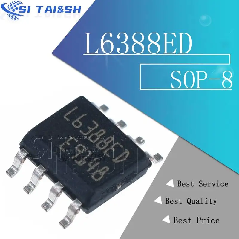 

10pcs/lot L6388ED L6388E L6388 Black plastic protective case For SOP-8 L6388ED013TR SOP L6388D New Original In Stock