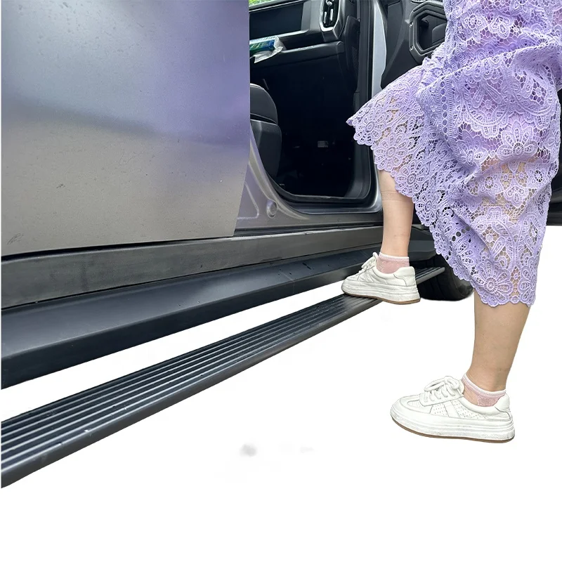 نوبل عتبة أوتوماتيكية اكسسوارات السيارات سبائك الألومنيوم الطاقة تشغيل المجلس ل JETOUR T2 الهجين 2024 خطوة جانبية كهربائية