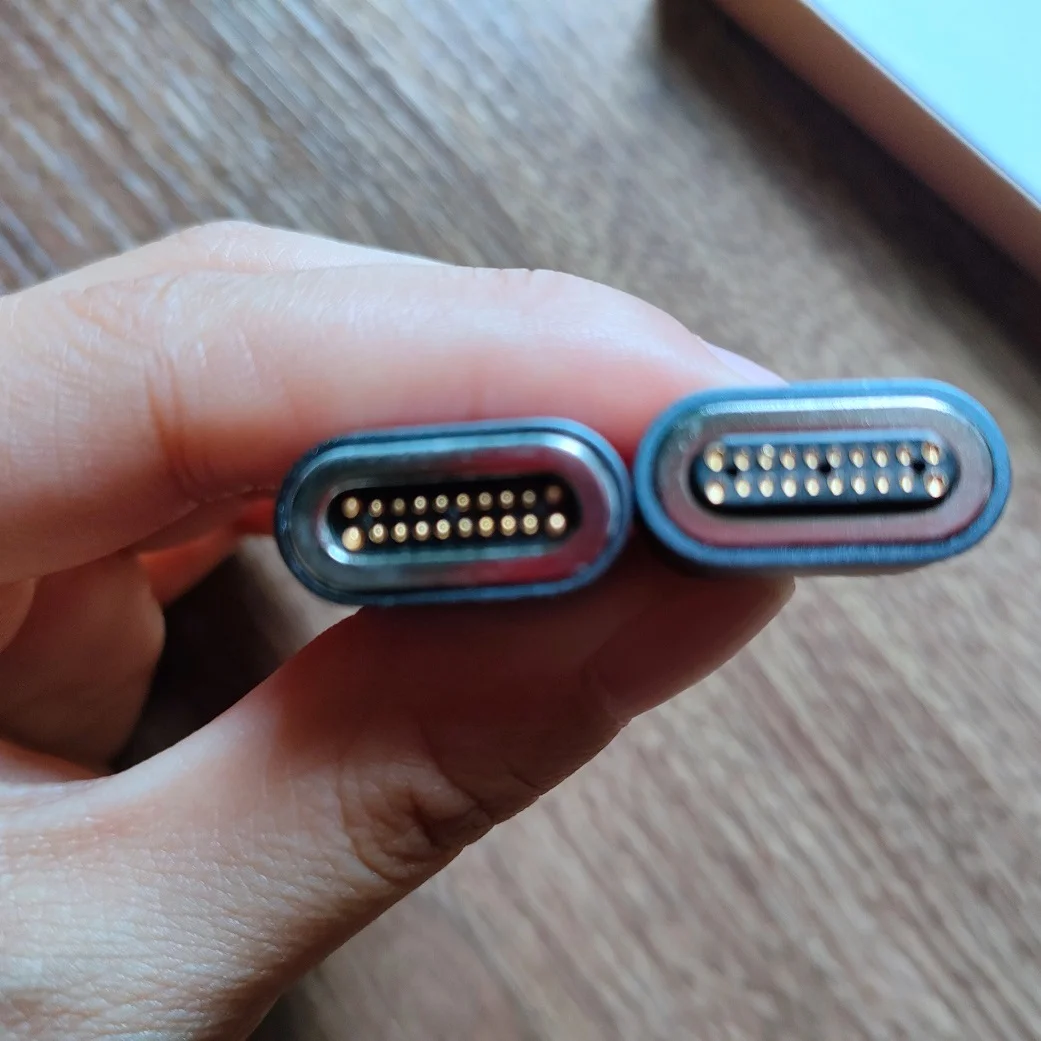 Babq adaptador magnético compatível com hdmi 8k conversor macho para fêmea de alta definição para projetor de tv portátil adaptador magnético
