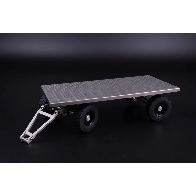 1 Pcs Metal Simulation Forklift Small Trailer for 1/14 1/10 Tamiya RC Truck