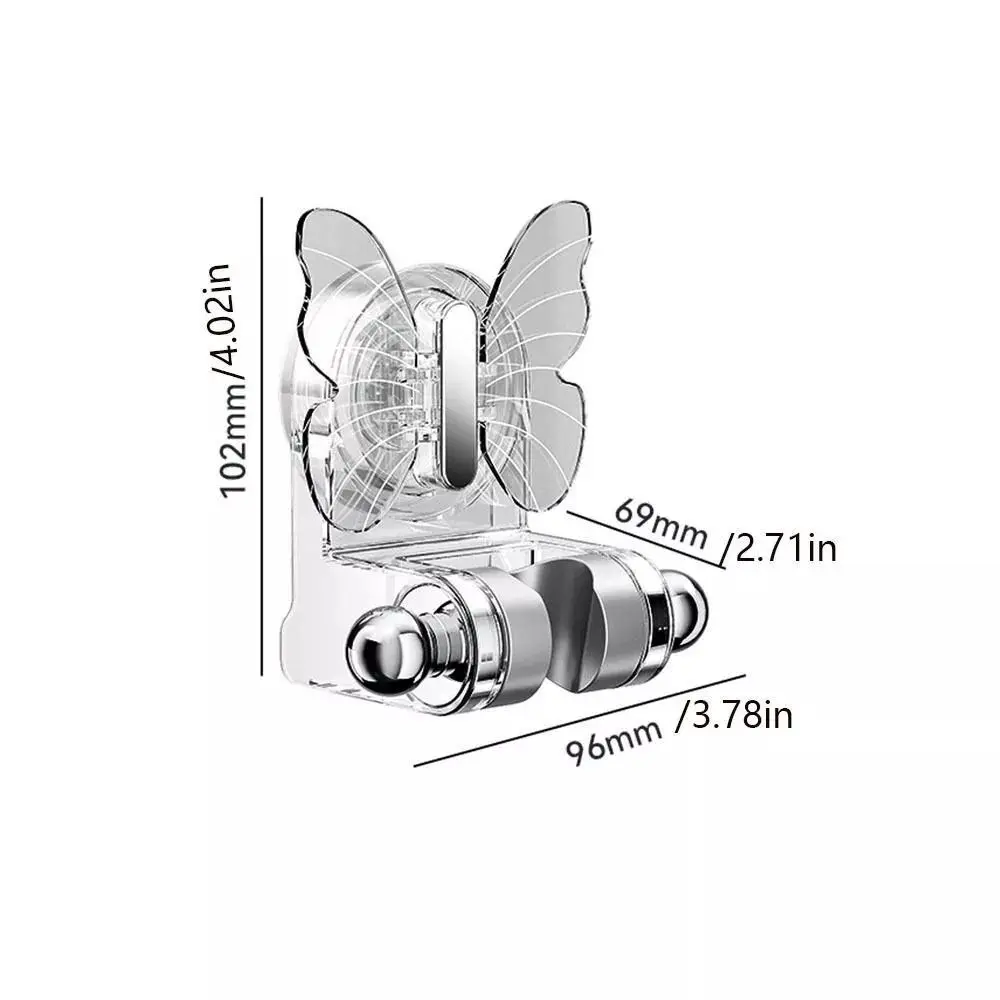 New Adjustable Shower Head Holder Wall Hanging Strong Bearing Shower Fixed Base Kitchen Portable Shower Base