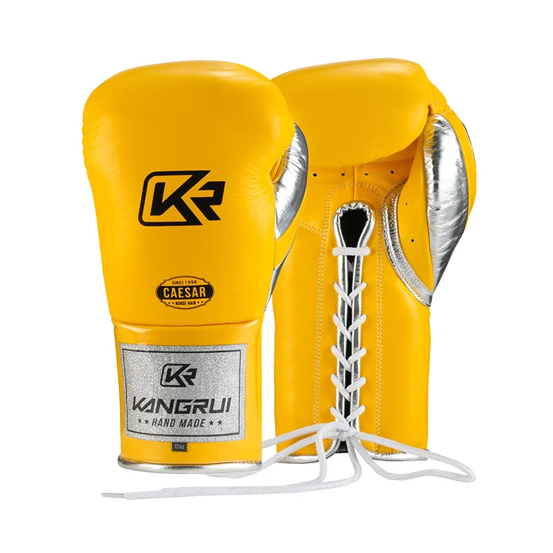 Top World Grade Customized Professional Fighting Horsehair Boxing Gloves Wholesale Real Leather Martial Arts Gear
