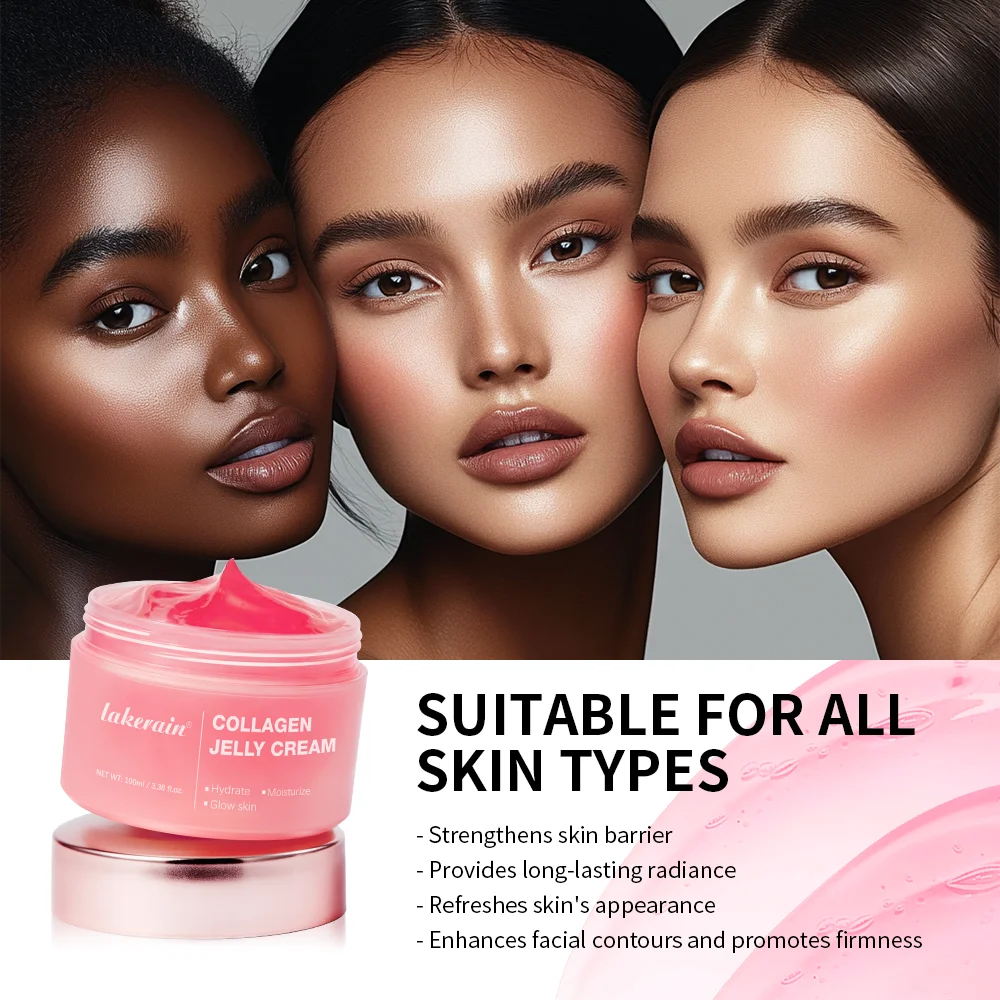 Moisturizing Collagen Jelly Cream Deep Hydration Soothing Skin Collagen Tightening Firmness Hydration Skincare Face Cream Gel