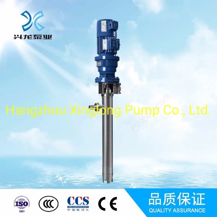 Xinglong Vertical Type Submersible Single Screw Pump With Forklift Vehicle For Emptying Barral