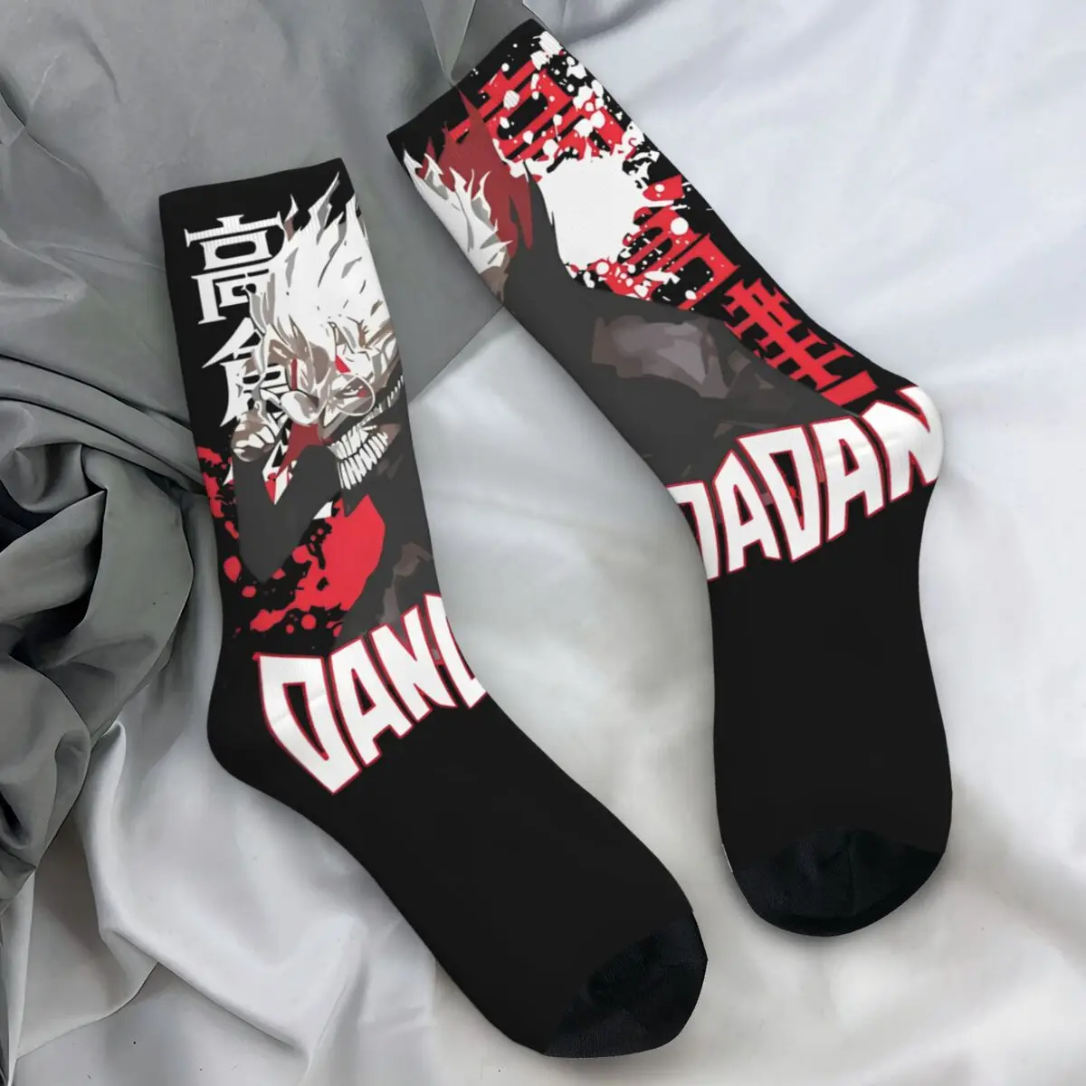 Dandadan Okarun Japanese Anime Stockings Couple Socks Soft Breathable Harajuku Socks Autumn Skateboard Anti Skid Socks Gift