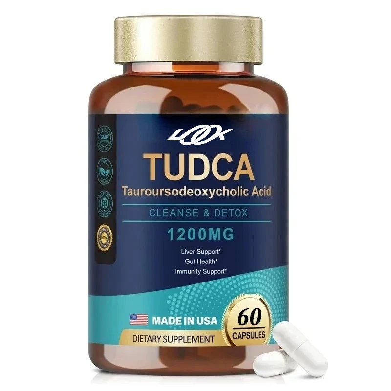 

Tudca Supplement 1200mg ( 60 Capsules, Super Strong Tudca Bile Salt Liver Supplement, Used For Liver Cleansing