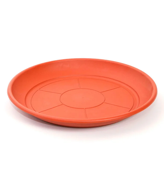 50-60 cm brown plastic pot plate, Mediterranean model, tray, round saucer for indoor pot, exte