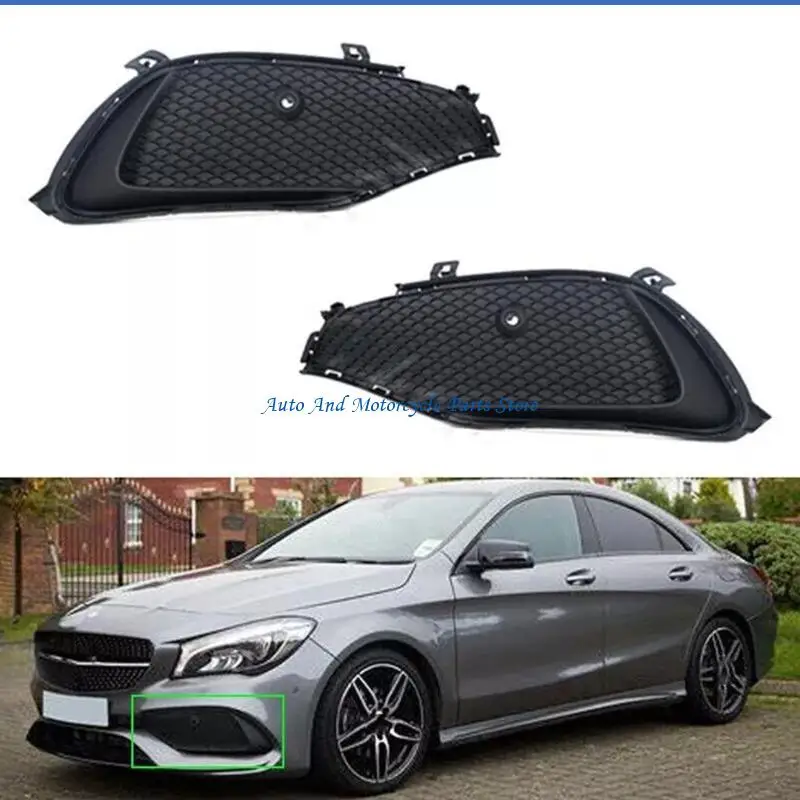 P9FD 1178857500 1178857600 Front Bumper Grille Auto Accessory for CLA180 CLA200 CLA250 W117 16-19 Replacement Fog Light Cover - view 2