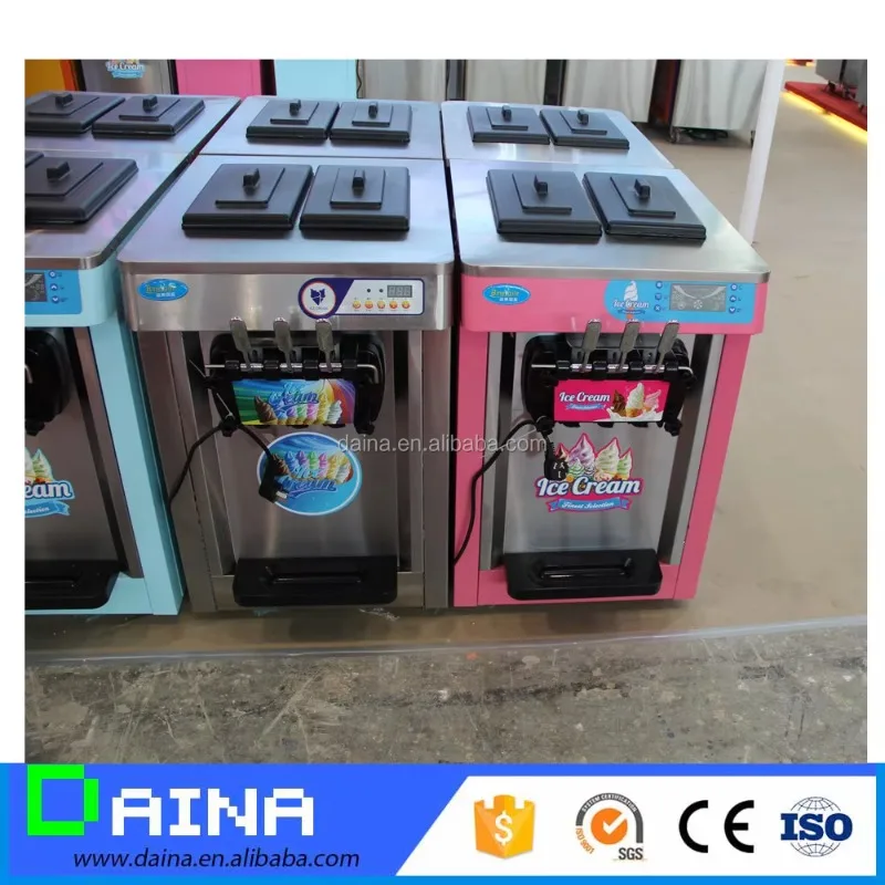 Trade Assurance!!! Popular Ice Cream Machine/yogurt Ice Cream Machine/milkshakes Real Fruit Ice Cream
