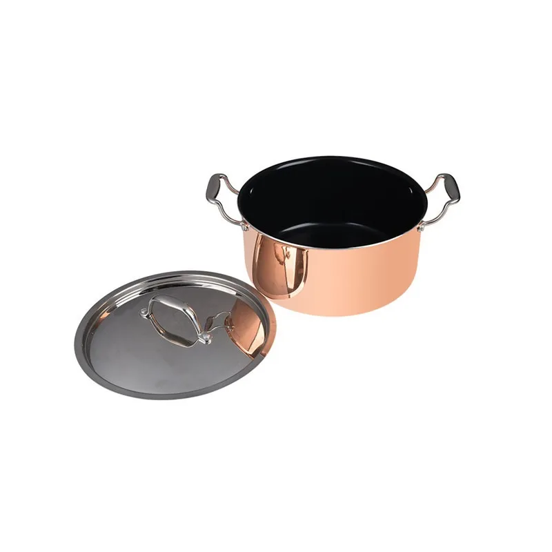 Copper soup pot, household non stick pot