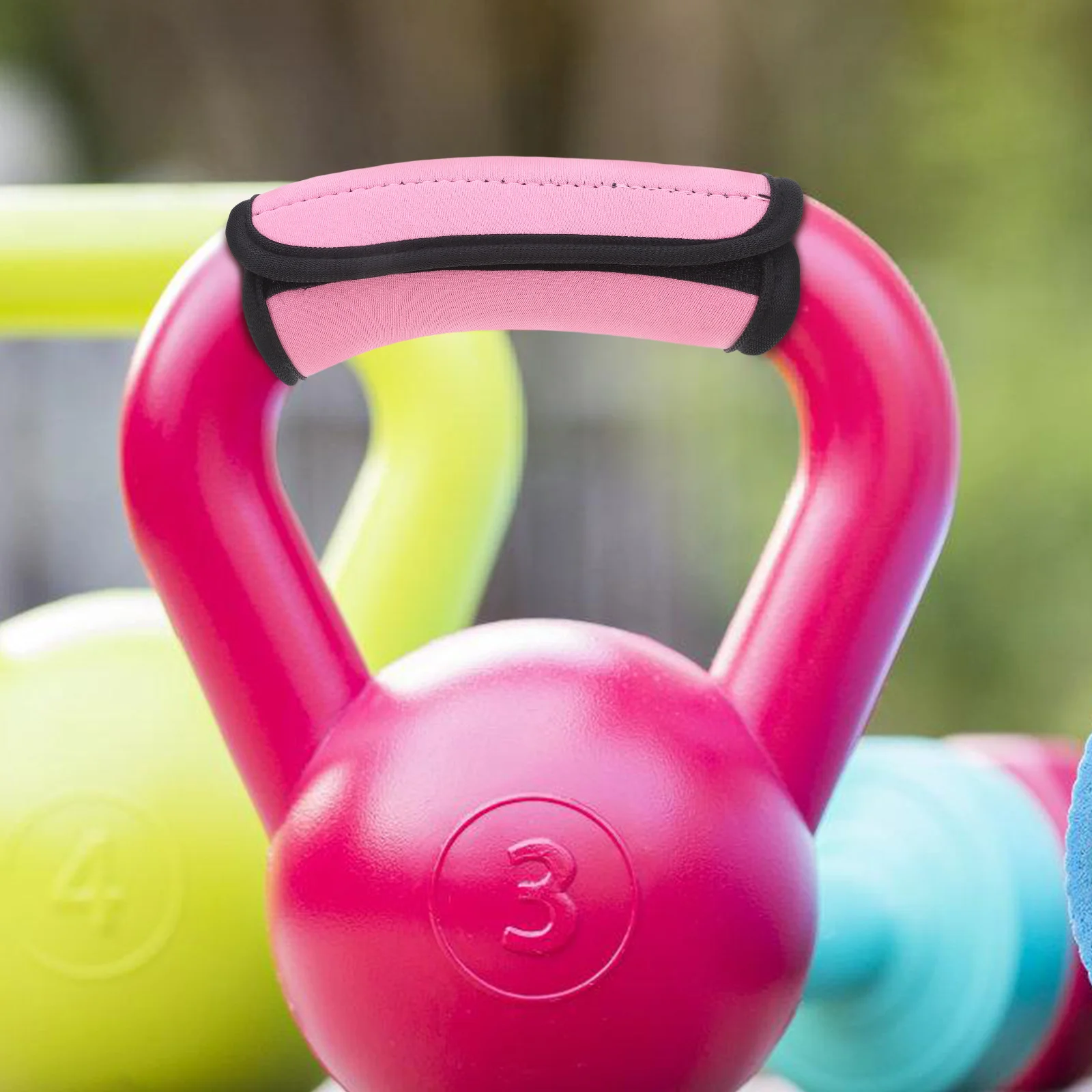 

2pcs Anti-Slip Dumbbell Handle Cover Pad Neoprene Gym Equipment For Weight Lifting Barbell Cushion Training Protection Grip Pads