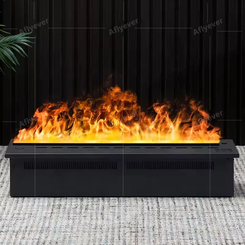 Fireplace decoration simulation flame 4D embedded atomization 3D humidifier fireplace core fireplace