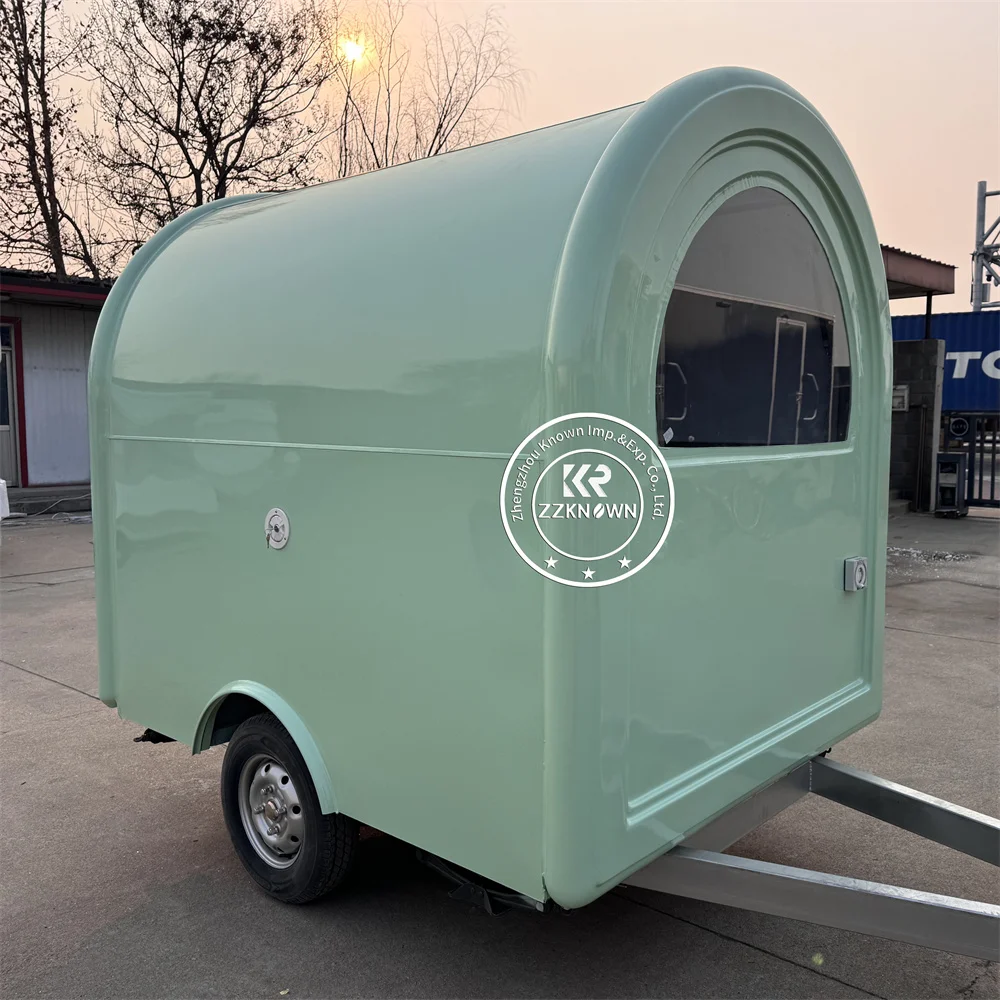 شاحنة طعام معتمدة من Ce Dot، مطبخ شارع متنقل، مقطورة طعام همبرغر مخصصة لتقديم الطعام مع مطبخ كامل