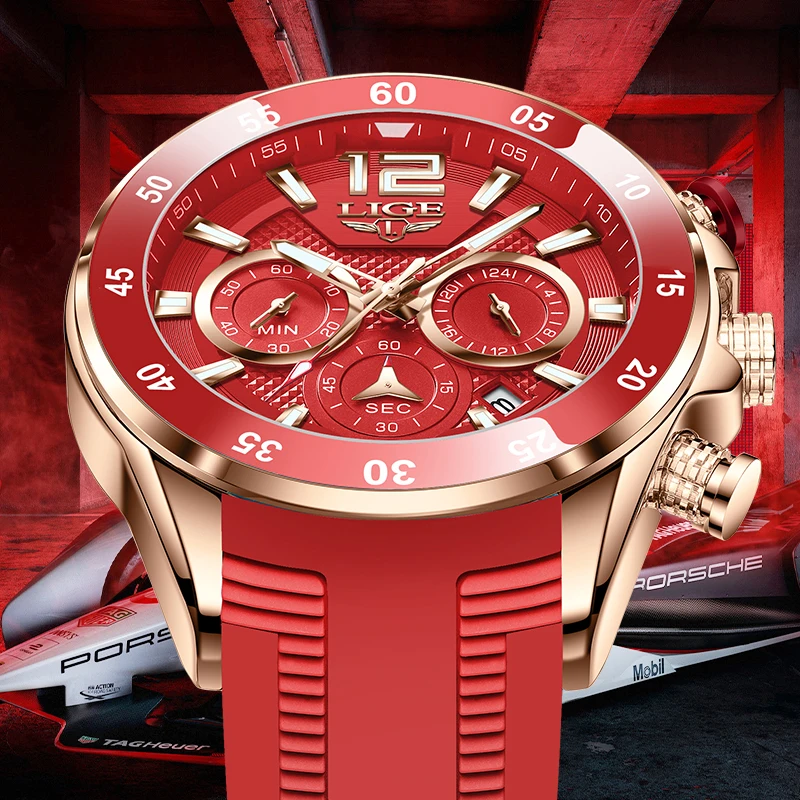 LIGE Üst Marka Lüks Erkek Saat - Smartwatch Watches Brands For Men incelemesi ve fiyatı