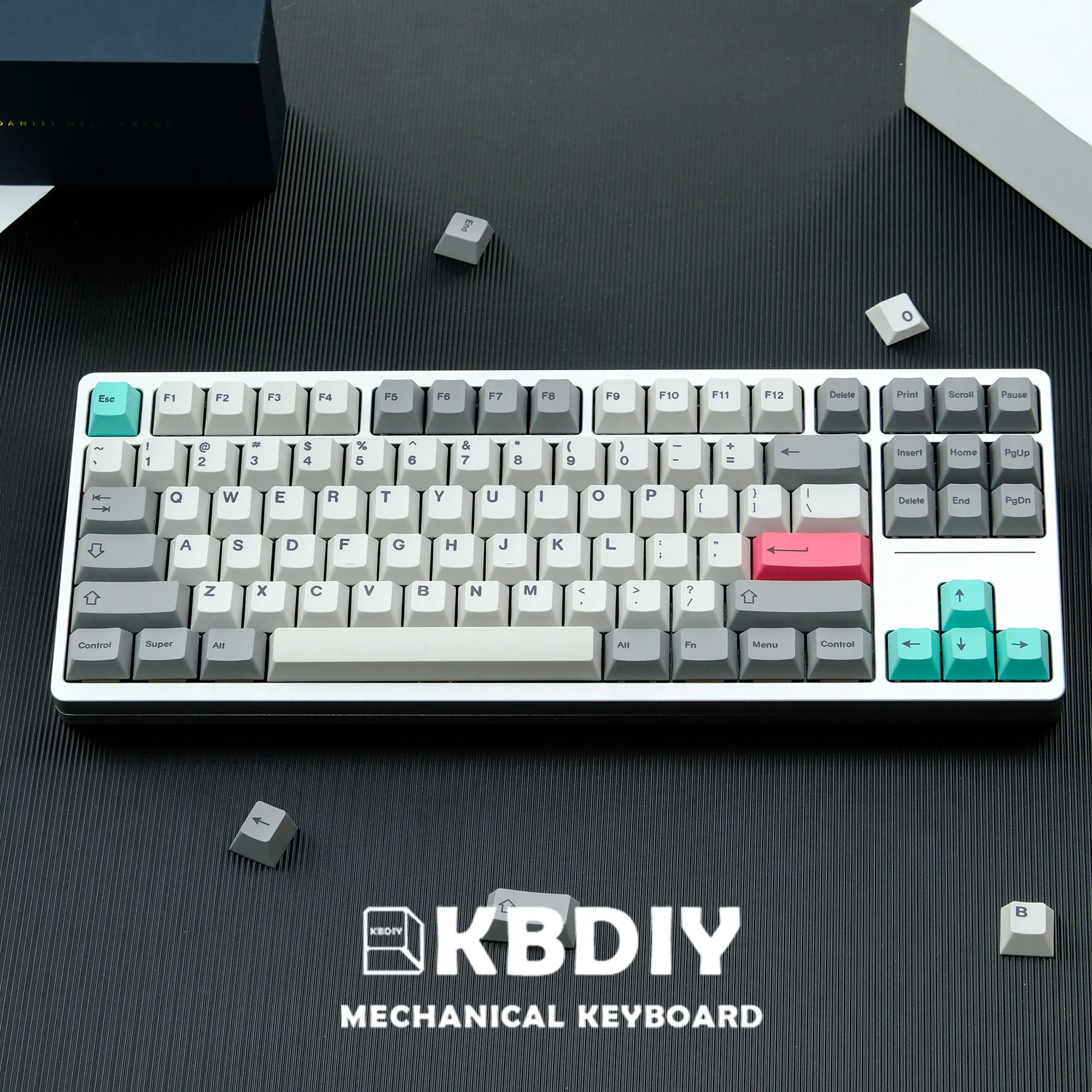 KBDiy 147 Keys PBT Retro GMK Modern Dolch-Light Keycap for Mechanical Keyboard Keycaps Cherry Profile MX Switches DIY Custom