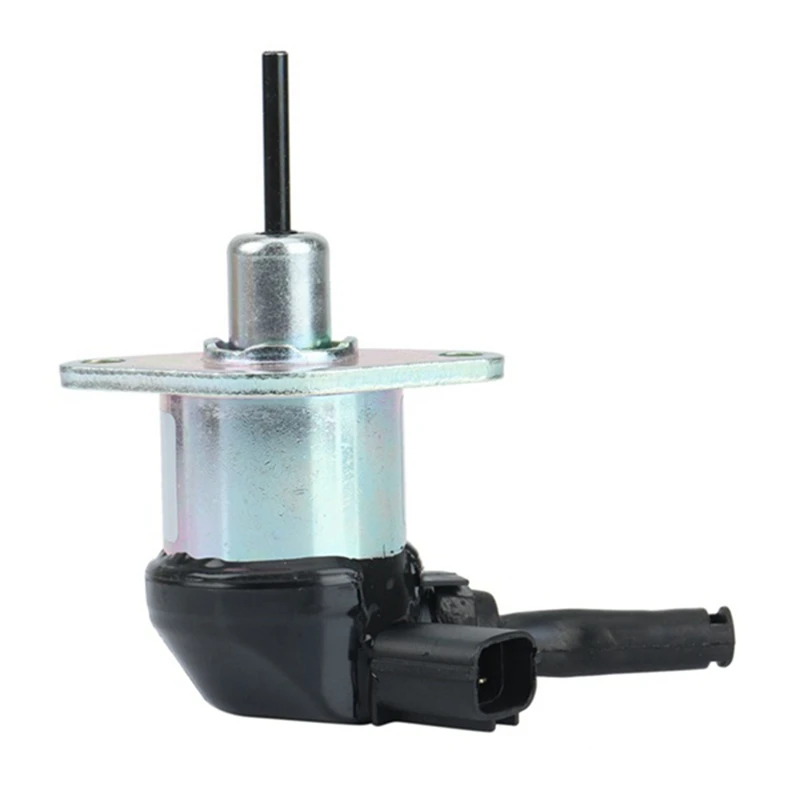 12V Fuel Shutdown Solenoid Valve 1G772-60014 1G772-60012 For Kubota Engine V2607 V3300 V3600 KX057-4 M6040FC SVL75