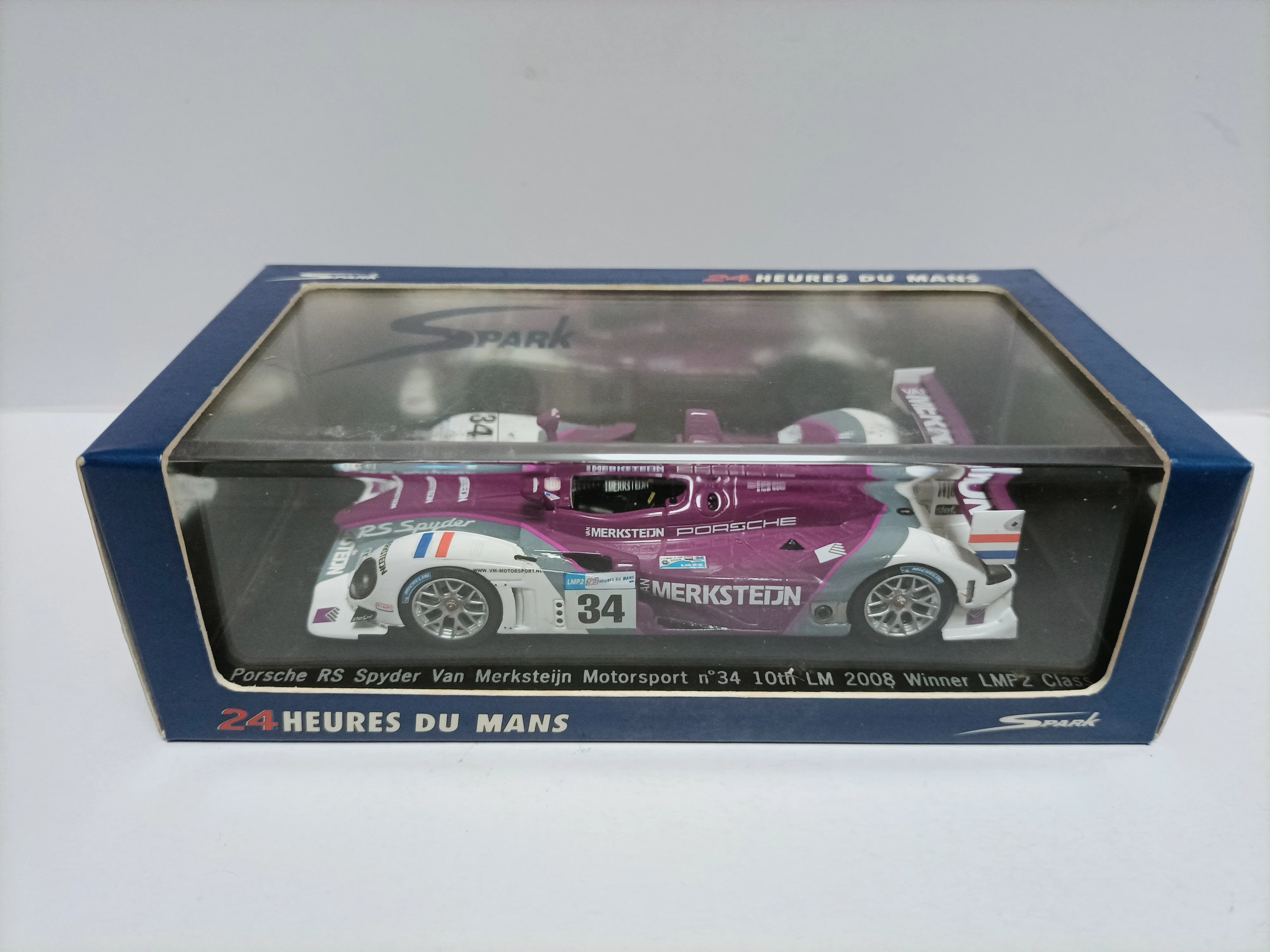 

Spark 1 43 Porsche Le Mans Champion Racing Model Porsche RS LM Winner 2008