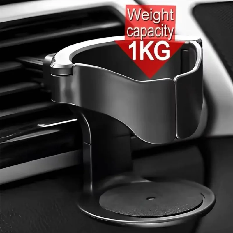 Car Cup Holder for Air Vent - Universal Auto Drink Rack Stand for Water Bottles & Ashtray