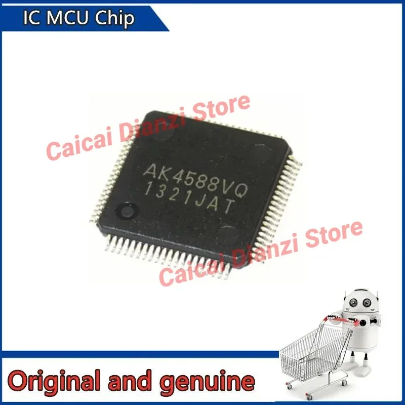 1PCS/lot  AK4588VQ AK4588 4588 QFP IN STOCK QFP80 QFP Chip New original