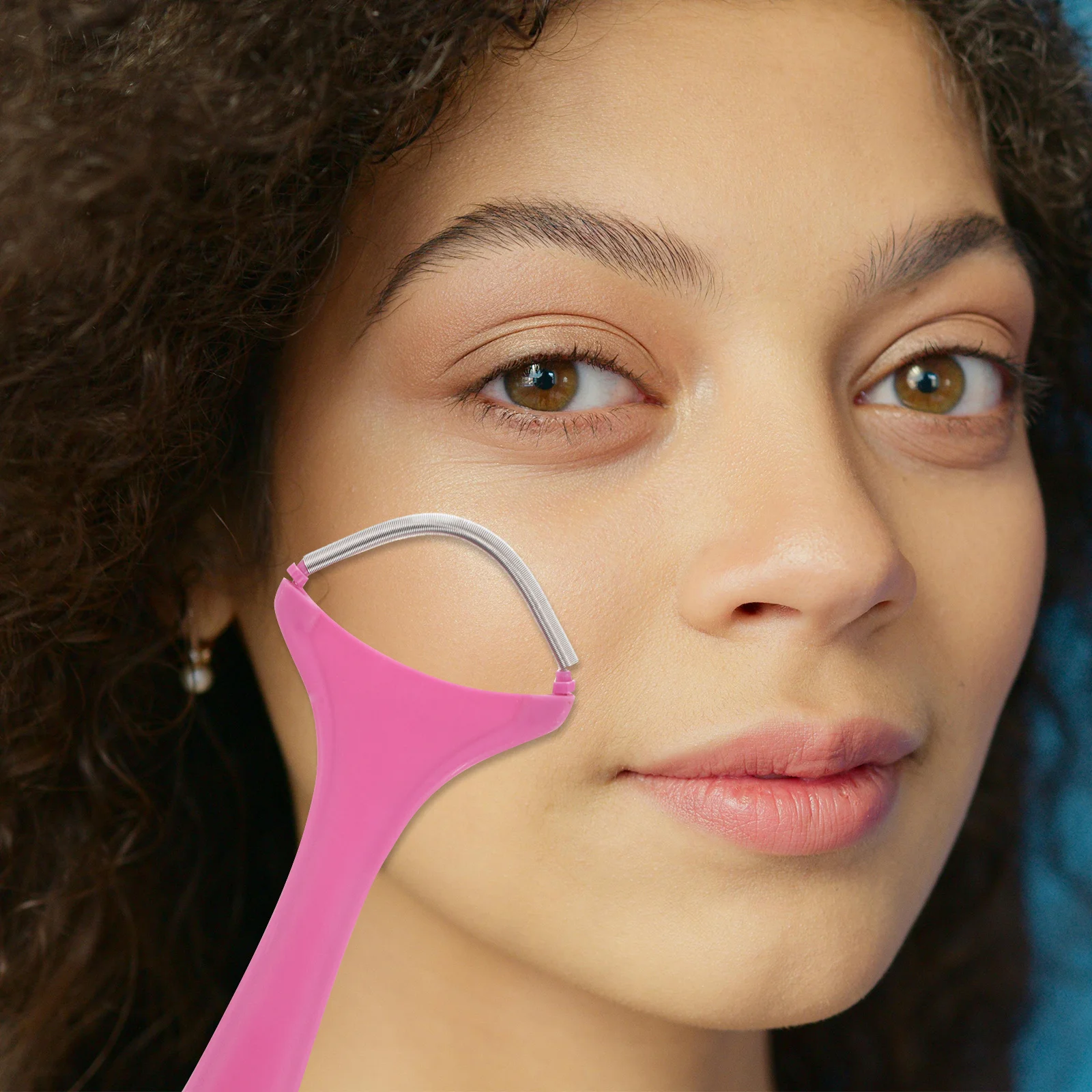 

Women Face Epilator Spring Manual Facial Hair Remover Lightweight Portable Effective Hair Removal Tool for Upper Lip Chin Cheeks