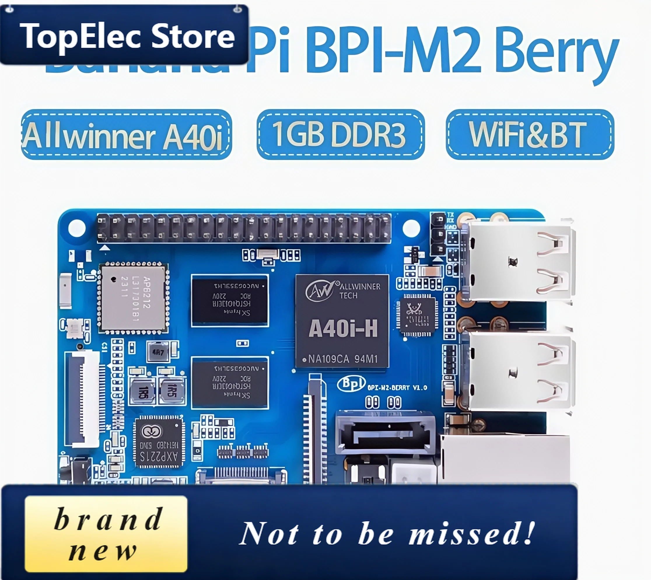 TopElec Banana PI BPI M2 Berry Development Board